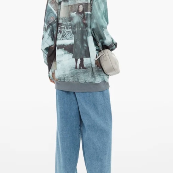 Undercover Suspiria-print cotton hooded sweatshir - Picture 2 of 3